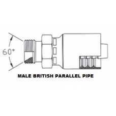 3/8 X 3/8 Male British Standard Pipe Parallel 3/8 X 3/8 Male British Standard Pipe Parallel